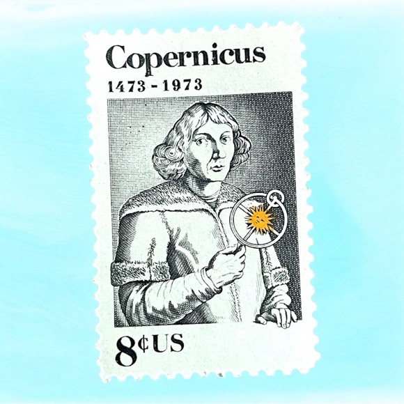 1973 Nicolaus Copernicus 8 Cent “Mystic Stamps” - Set of 4 - Picture 2 of 2